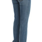 Chic Slim Fit Blue Jeans for the Modern Woman - SEHABRANDS