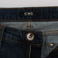 Chic Blue Regular Fit Designer Jeans - SEHABRANDS