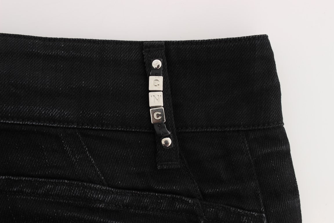 Elegant Black Slouchy Fit Jeans for Trendsetters - SEHABRANDS