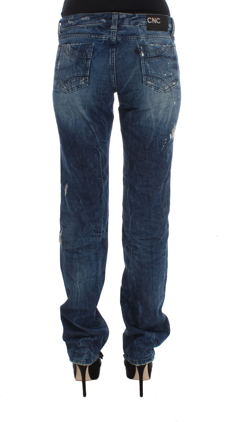 Chic Blue Regular Fit Denim - SEHABRANDS