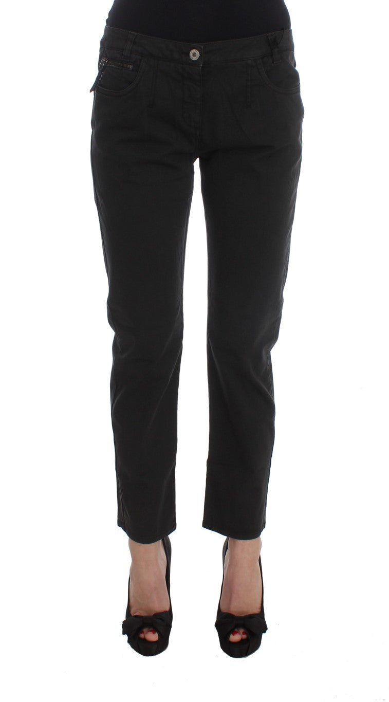 Chic Black Regular Fit Denim Jeans - SEHABRANDS