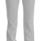 Chic Gray Slim Fit Designer Jeans - SEHABRANDS