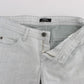 Chic Gray Slim Fit Designer Jeans - SEHABRANDS