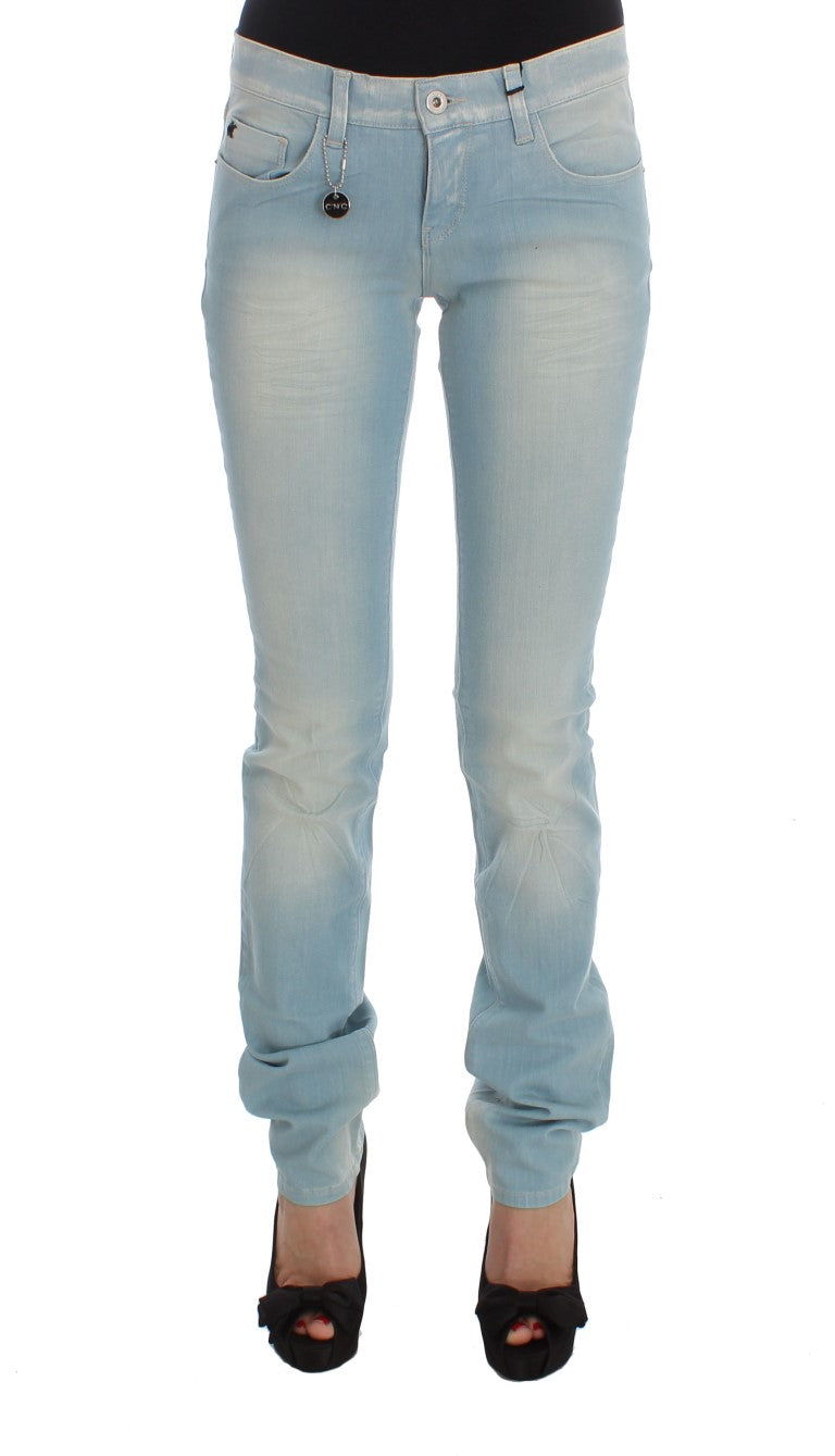 Chic Super Slim Blue Jeans - SEHABRANDS