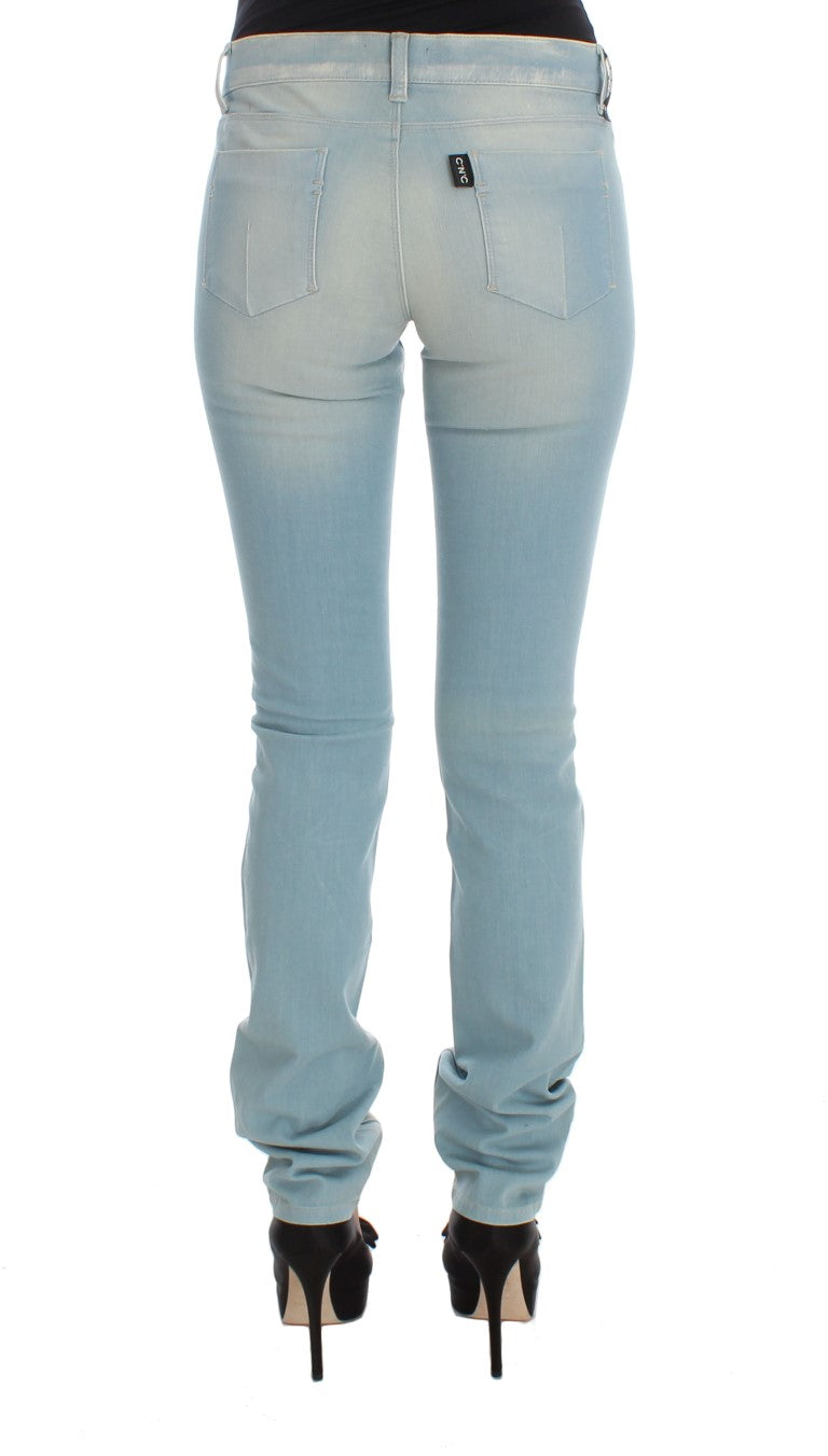 Chic Super Slim Blue Jeans - SEHABRANDS