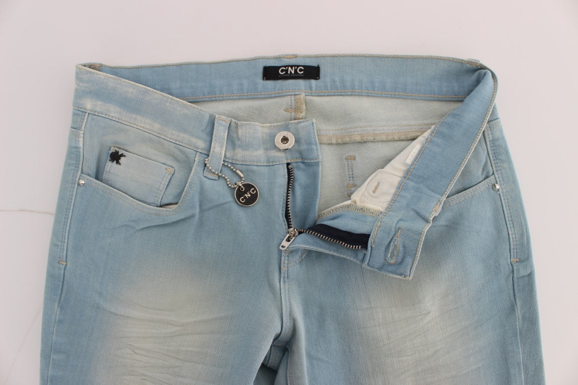 Chic Super Slim Blue Jeans - SEHABRANDS