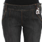 Chic Slim Fit Gray Wash Jeans - SEHABRANDS