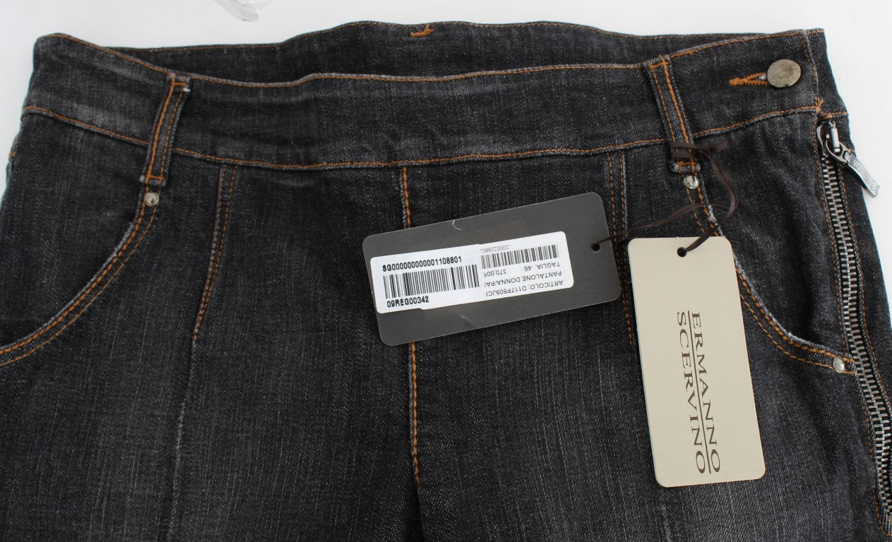 Chic Slim Fit Gray Wash Jeans - SEHABRANDS