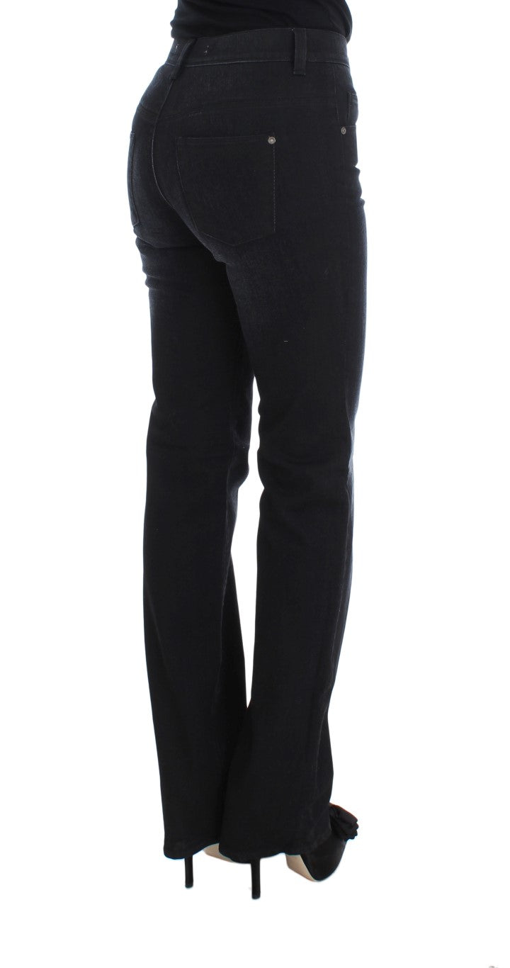 Chic Slim Fit Bootcut Denim Jeans - SEHABRANDS