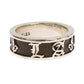 Elegant Silver and Black Men's Sterling Ring - SEHABRANDS