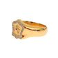 Elegant Men's Gold Plated Silver Ring - SEHABRANDS