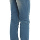 Sleek Blue Slim Fit Designer Jeans - SEHABRANDS