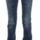 Elegant Slim Bootcut Denim Jeans - SEHABRANDS