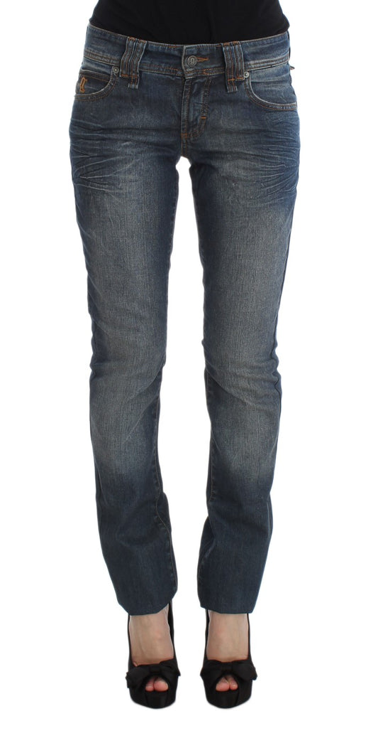 Chic Slim Fit Blue Jeans - SEHABRANDS