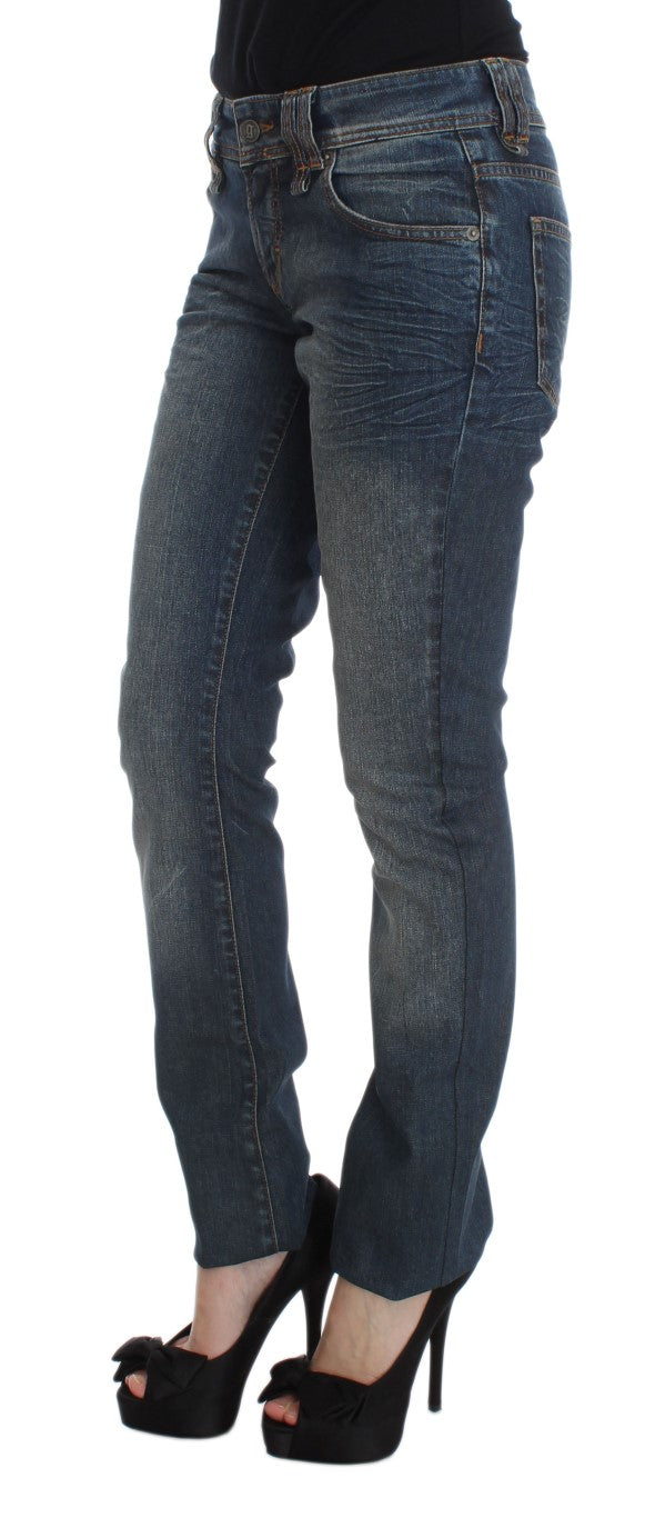 Chic Slim Fit Blue Jeans - SEHABRANDS