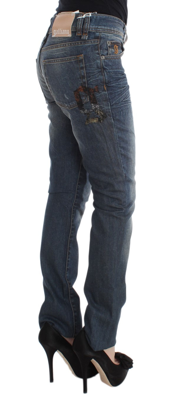 Chic Slim Fit Blue Jeans - SEHABRANDS