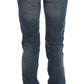 Chic Slim Fit Bootcut Jeans in Blue Wash - SEHABRANDS