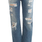 Chic Boyfriend Blue Wash Jeans - SEHABRANDS