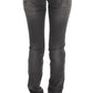 Elegant Slim Fit Gray Wash Jeans - SEHABRANDS