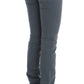 Sleek Slim Fit Italian Jeans in Chic Blue - SEHABRANDS