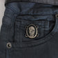 Sleek Slim Fit Italian Jeans in Chic Blue - SEHABRANDS