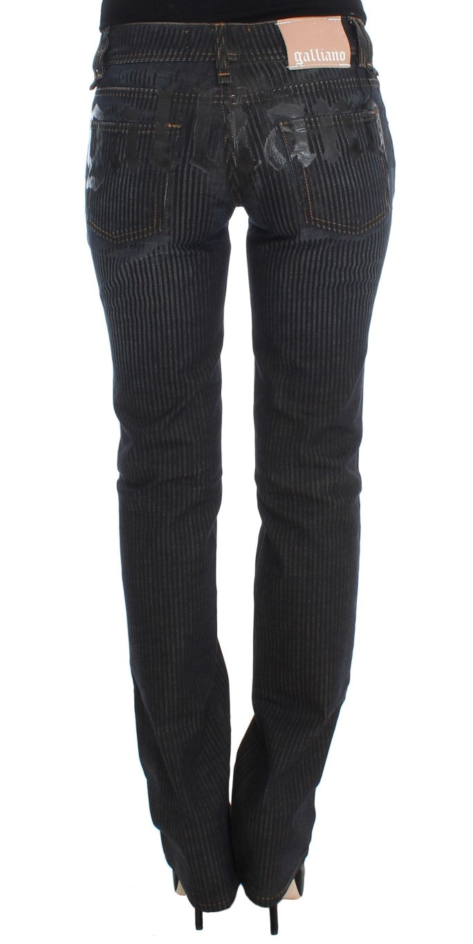 Chic Slim Fit Bootcut Designer Jeans - SEHABRANDS