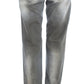 Chic Gray Wash Boyfriend Jeans - SEHABRANDS