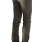 Chic Gray Slim Fit Italian Denim - SEHABRANDS