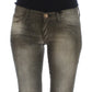 Chic Gray Slim Fit Italian Denim - SEHABRANDS