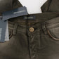 Chic Gray Slim Fit Italian Denim - SEHABRANDS