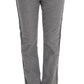 Chic Gray Casual Cotton Pants - SEHABRANDS