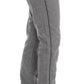 Chic Gray Casual Cotton Pants - SEHABRANDS