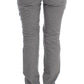 Chic Gray Casual Cotton Pants - SEHABRANDS