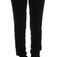 Elegant Black Slim Fit Trousers - SEHABRANDS