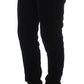 Elegant Black Slim Fit Trousers - SEHABRANDS