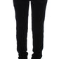 Elegant Black Slim Fit Trousers - SEHABRANDS