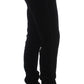 Elegant Black Slim Fit Trousers - SEHABRANDS