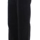 Chic Black Straight Fit Cotton Jeans - SEHABRANDS