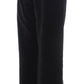 Chic Black Straight Fit Cotton Jeans - SEHABRANDS