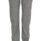 Chic Checkered Black & White Regular Fit Pants - SEHABRANDS