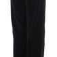 Elegant Black Straight Fit Jeans - SEHABRANDS