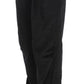 Chic Black Wide Leg Cotton Jeans - SEHABRANDS