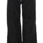 Chic Black Wide Leg Cotton Jeans - SEHABRANDS