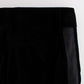 Elegant Black Wide Leg Silk Blend Pants - SEHABRANDS