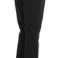 Elegant Cropped Capri Pants in Black - SEHABRANDS