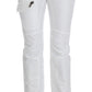 Chic White Nylon Cargo Pants by Italian Designer - SEHABRANDS