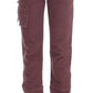 Chic Bordeaux Capri Cropped Cargo Pants - SEHABRANDS