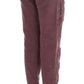 Chic Bordeaux Capri Cropped Cargo Pants - SEHABRANDS