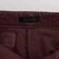 Chic Bordeaux Capri Cropped Cargo Pants - SEHABRANDS