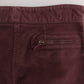 Chic Bordeaux Capri Cropped Cargo Pants - SEHABRANDS